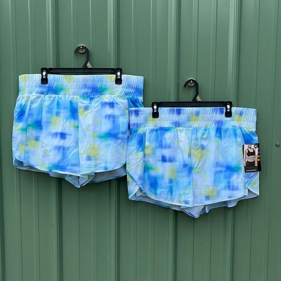 Women's Active Sporty Running Shorts with Bike Liner 2-Pack Size XL - Picture 1 of 9
